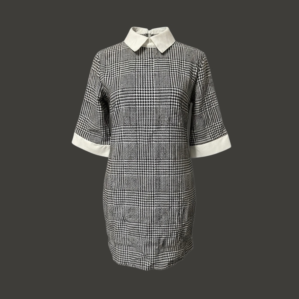 Plaid Collared Dress